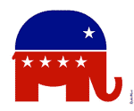 Republican party elephant symbol on it