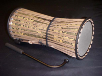 A photograph of long skinny drum