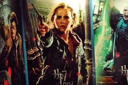 An image of Harry Potter character Hermione Granger form a Harry Potter movie poster.