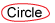 Circle text with a red circle drawn around it.