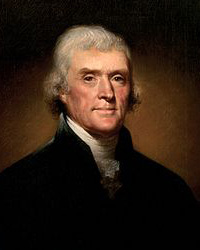 Painting of Thomas Jefferson