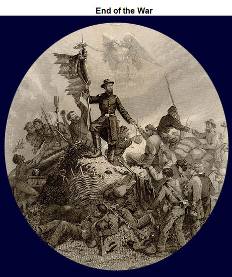 Image of a battle scene from the Civil War