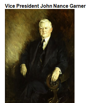 Portrait of John Nance Garner, seated 