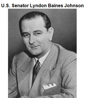 Portrait of U.S. Senator Lyndon Baines Johnson
Source: Photo, LBJLeader, United States Senate

