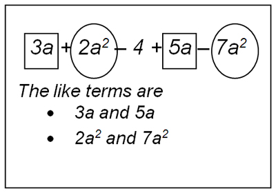 2 a squared and 7 a squared