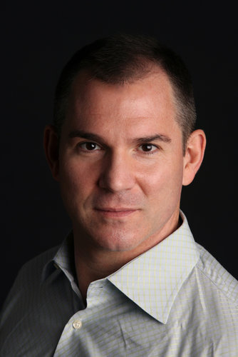 A photograph of New York Times columnist Frank Bruni