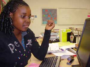 Proposal Essay Topics List A Photograph Of A Female High School Student Sitting At A Desk Looking At A Computer Thesis Statement For Persuasive Essay also The Yellow Wallpaper Analysis Essay Revising The Persuasive Essay Organization Appropriate To Purpose My English Class Essay