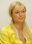 Photo of Paris Hilton, daughter of the Hilton hotel owners