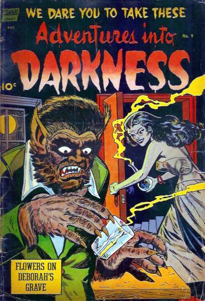 A cover of a comic book that shows a werewolf
