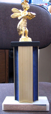 Image of a Spelling Bee trophy