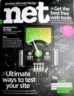 Photo of cover of Magazine, “.net”
