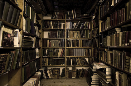 Rows and rows of old books