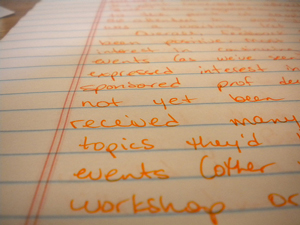 Essay Papers Examples A Photograph Of A Page Of Handwriting On Lined Paper Controversial Essay Topics For Research Paper also Research Essay Proposal Sample Write A Personal Narrative English Writing Texas Gateway Samples Of Essay Writing In English