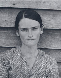 A photograph of a woman in Alabama taken in the 1930s