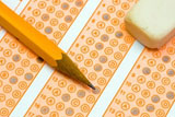 pencil and scantron