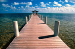 pier with lake